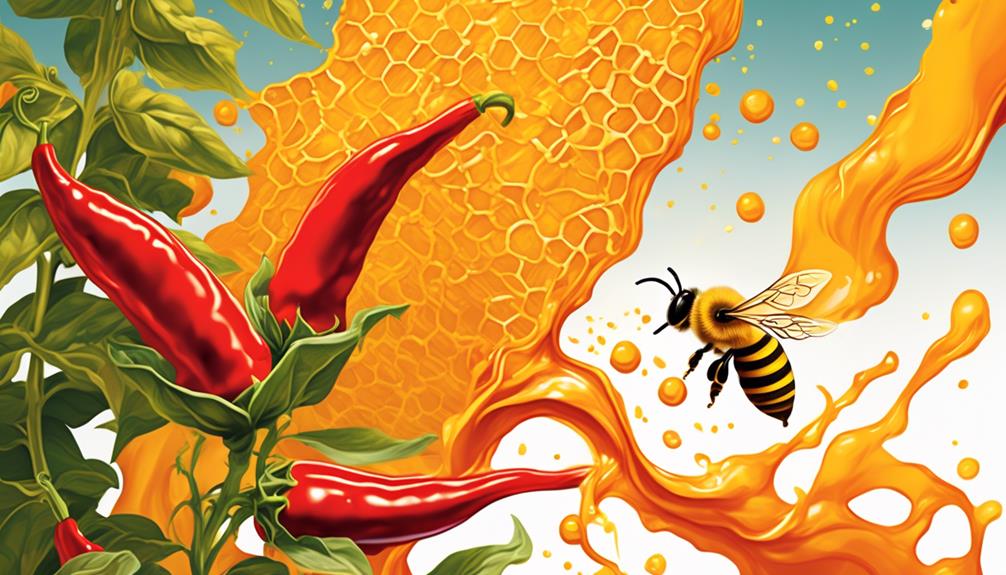spices and pollinating bees