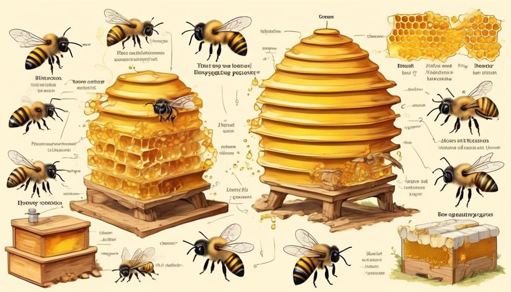 study on honey production