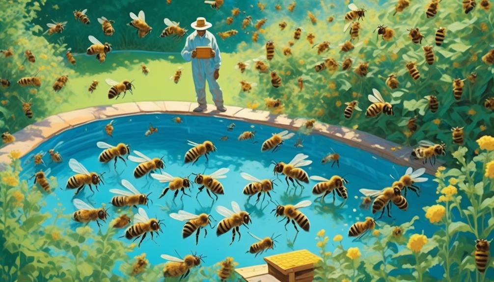 studying honey bee behavior