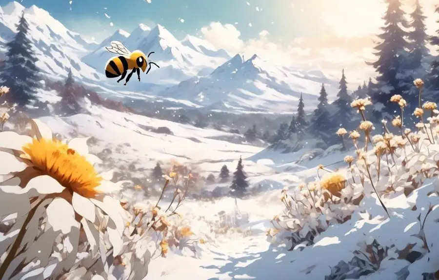 survival of bees in cold