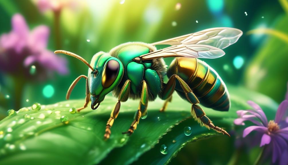 sweat bee traits and actions