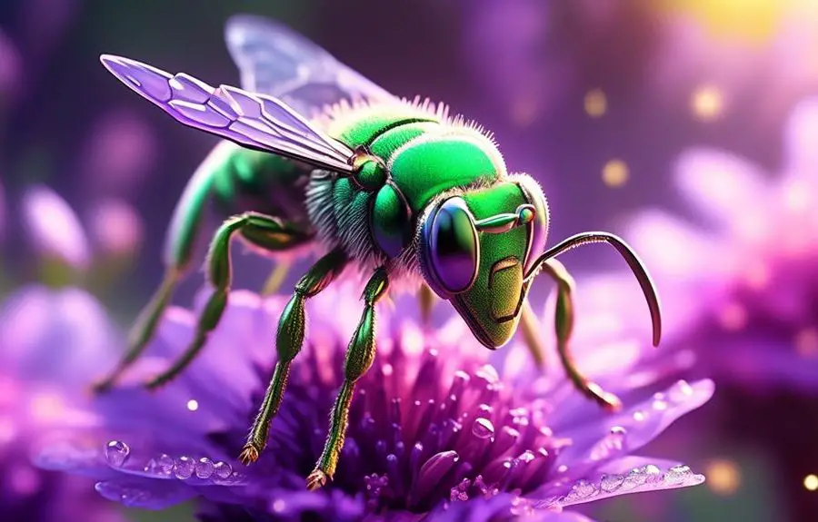 sweat bees are green