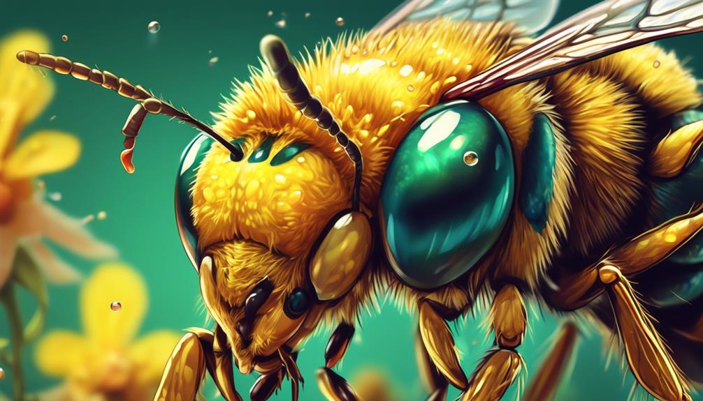 sweat bees drink perspiration