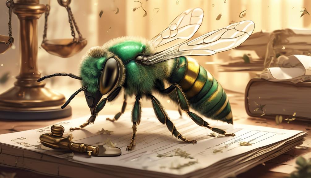 sweat bees legal implications