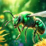 sweat bees pollinate flowers