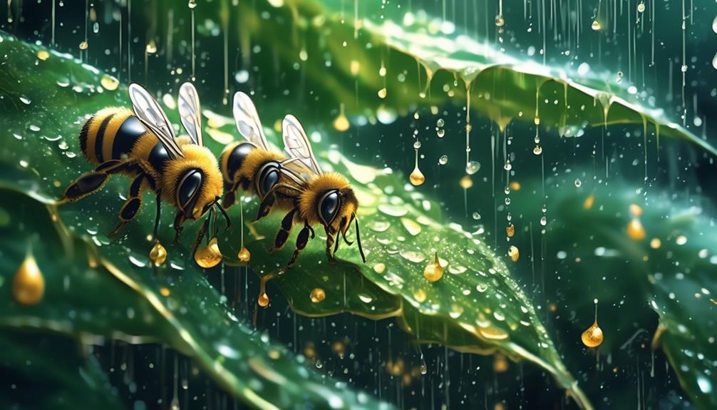 the impact of rain on bee colonies