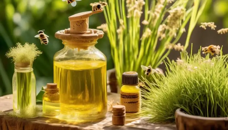 using lemongrass oil for bees