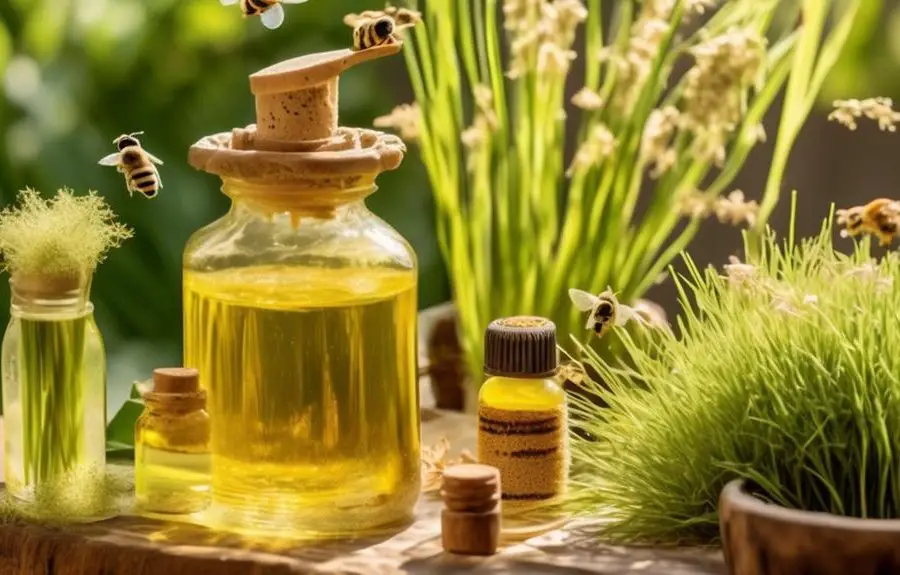 using lemongrass oil for bees