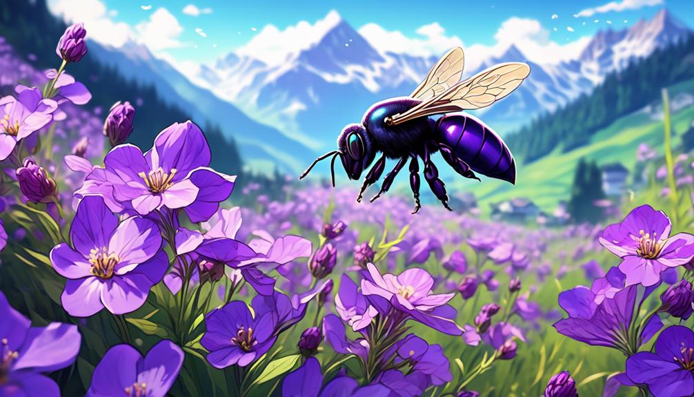 violet carpenter bee s ecological significance