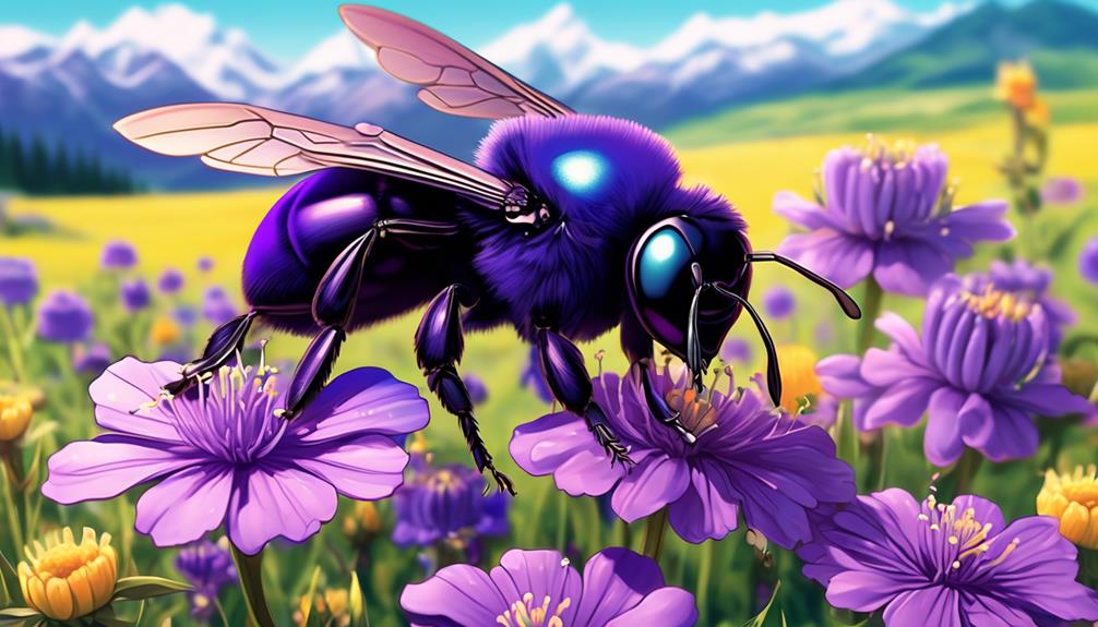 violet carpenter bee s life