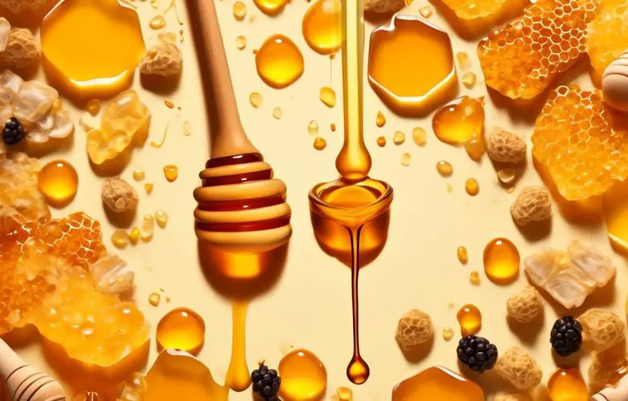 vitamins in honey clarified