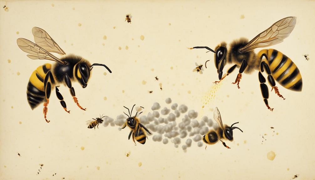 wasp spray harming bees