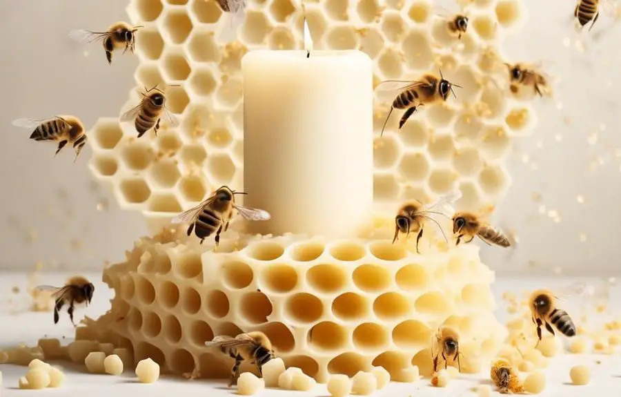 white beeswax candles explained