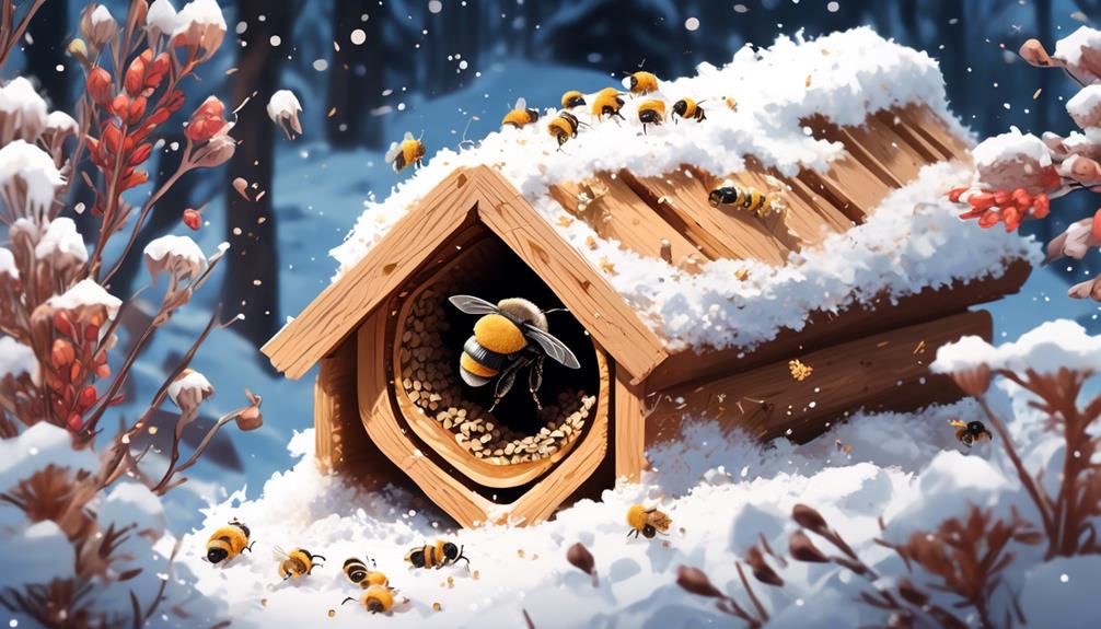 winter care for mason bees
