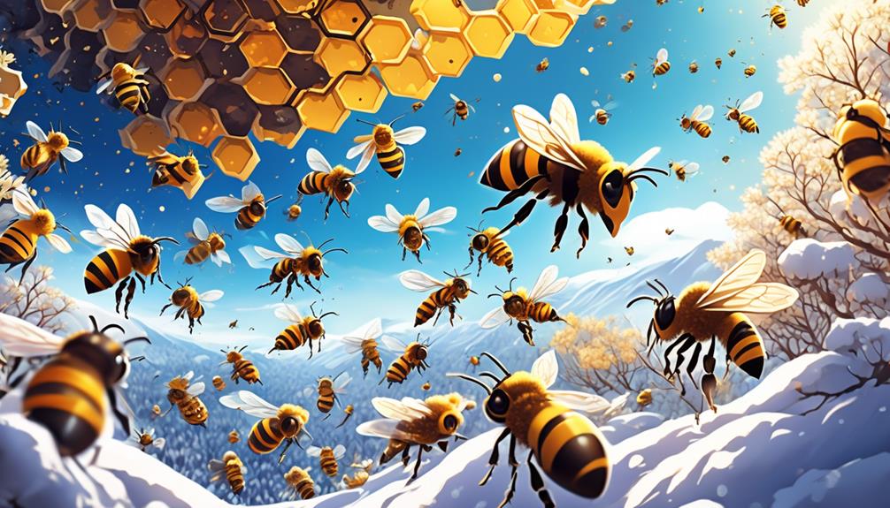 winter survival strategies of bees