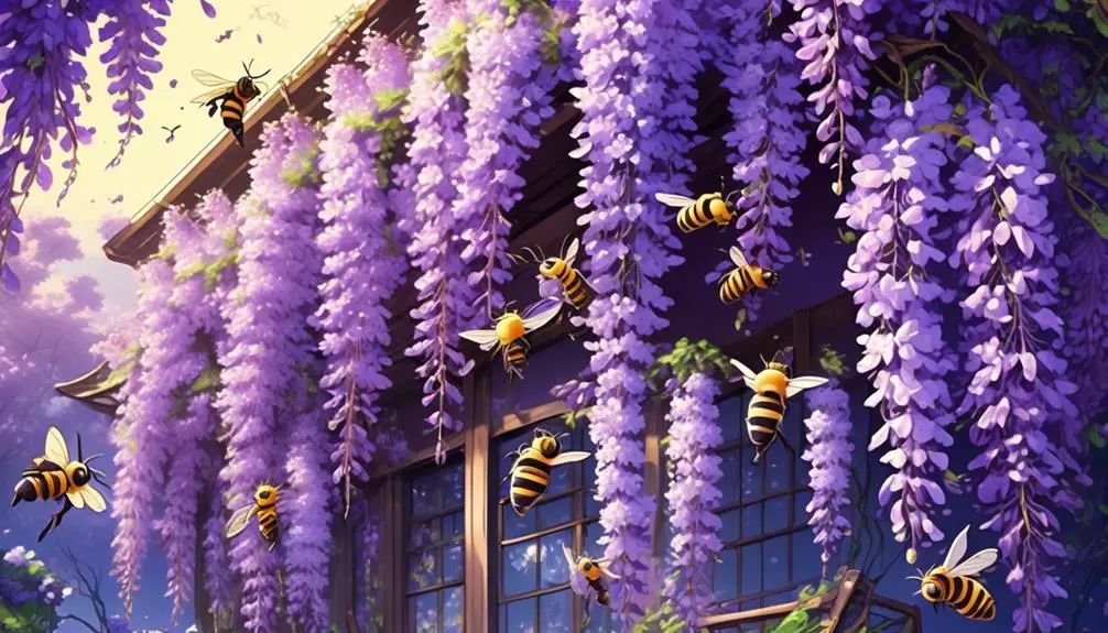 wisteria s effect on bees