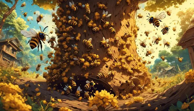 wood eating bees discovered